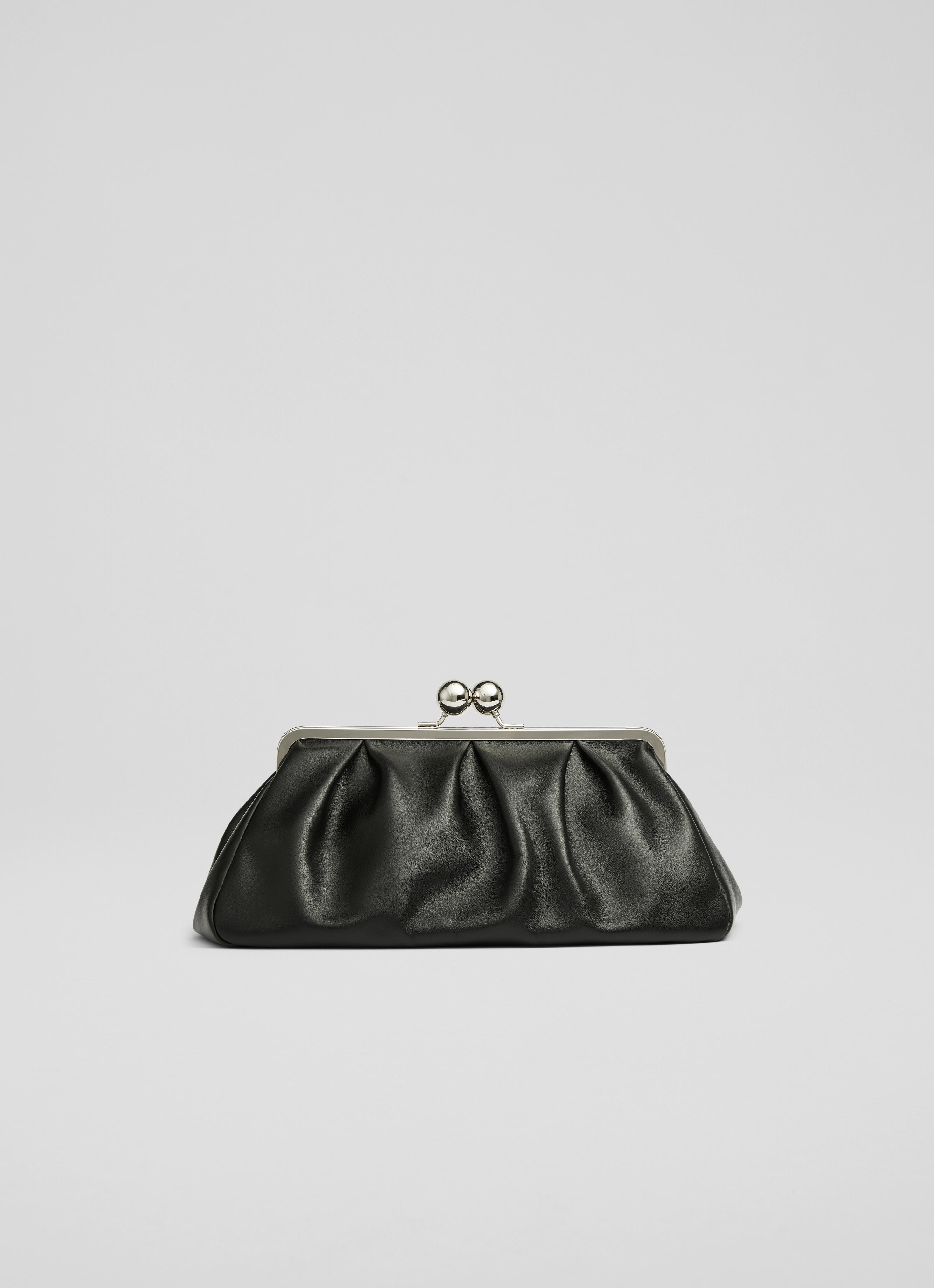 Lana Black Large Snaplock Clutch Bag | Handbags | Sale